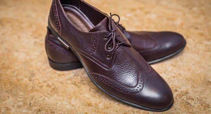 Zapato elegante despues de una limpieza profesional